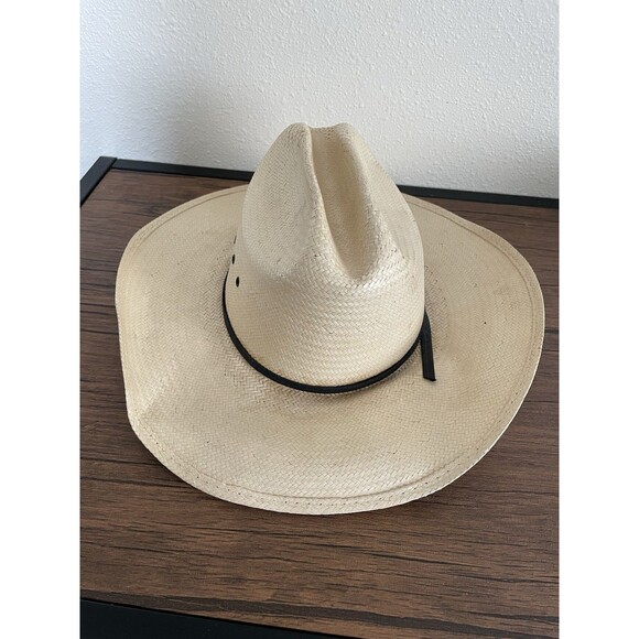 Men’s Beaver Hat 10X Straw Sz 7 Handcrafted In USA Well Worn - Picture 1 of 7